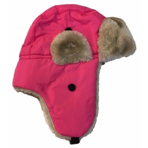 Imprinted Fashion Kids Fur Earflap Bomber Hat