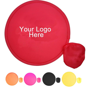 Custom Promotional Polyester Folding Flying Disc with Printed Logo