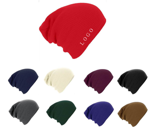 Knit Fabric Beanie Hats