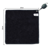 Soft Cotton Square Golf Towel With Stretchable Badge Reel for Easy Access