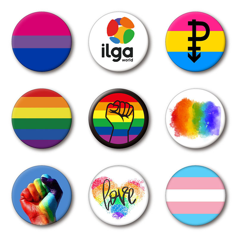 2.3" Round Button Safety Pin