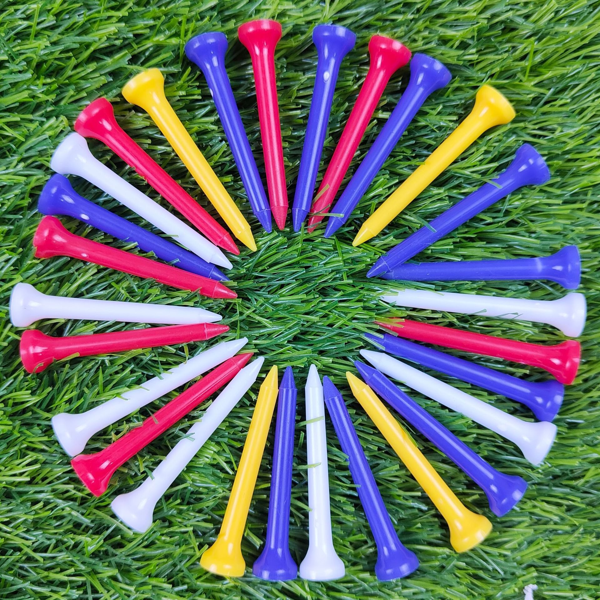 Custom 3-1/4" Durable ABS Plastic Golf Tees - Ideal Height for 400CC Drivers