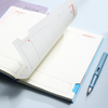 2026 365 Days A5 Daily Planner Notebook - PU Leather Cover, One Day Per Page, Monthly Tabs, 5.9" x 8.3"