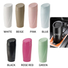 3.35" X 7.87" Durable ABS Car Trash Can with Flip Lid. Fits Cup Holders, Doors, Or Seatback Pockets