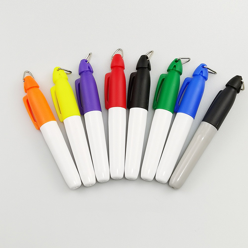 3.6inch Pocket Golf Ball Lines Drawing Marker Pen with a Metal Triangle Clip