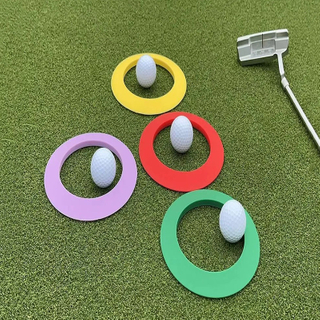 Portable Flexible Silicone Golf Putting Target Cup, 6.1"in Outer Diameter