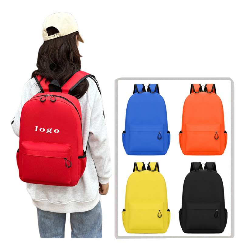 Customized large capacity Oxford student backpack, 16.5 '' * 11 '' * 4.7 ''