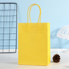 Recyclable Kraft Paper Shopping Bag With Twisted Handles, Ideal for Grocery, Retail, Takeout, Parties, Gifts, Weddings