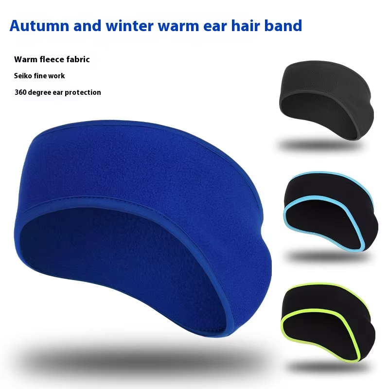Polar Fleece Athletic Headband for Winter