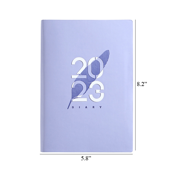 Creative Relievo Cover 2023 Daily Planner Organizer Notebook & Productivity Journal