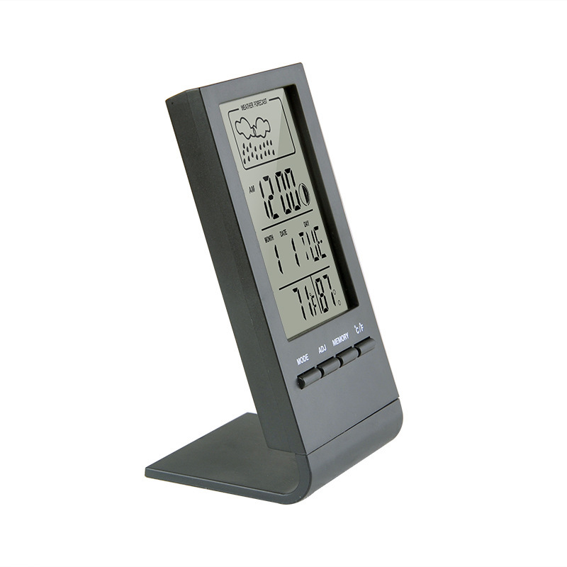 LCD Digital Temperature Humidity Meter Clock