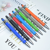 Stylus Pens -2 in1 Capacitive Touch Screen Ballpoint Pen Sensitive Stylus Tip For Smart Devices Metallic Barrel