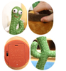 Kids Dancing Talking Sunny Cactus Toys for Baby Boys and Girls Electronic Plush Toy Singing Record & Repeating What You Say