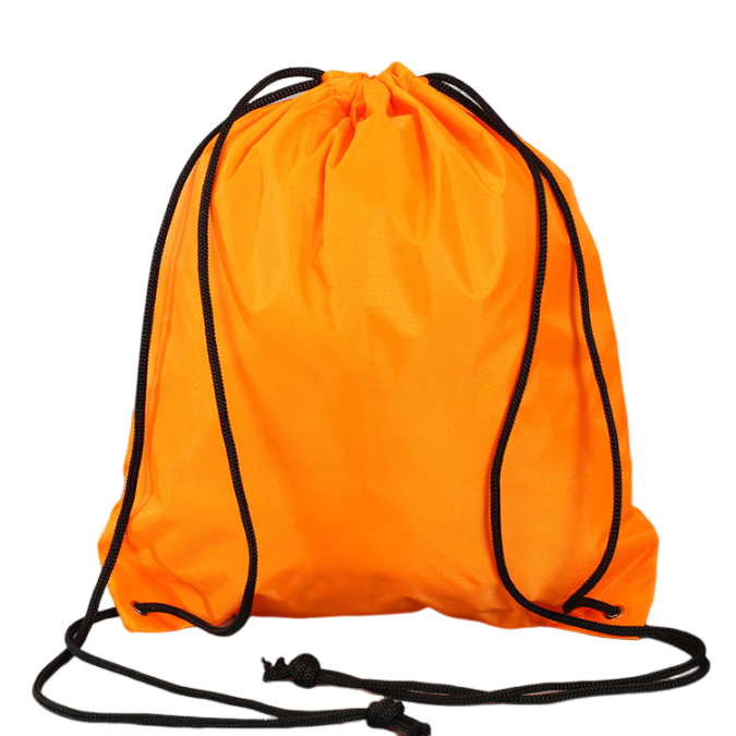 Customized 210D Nylon Drawstring Backpack