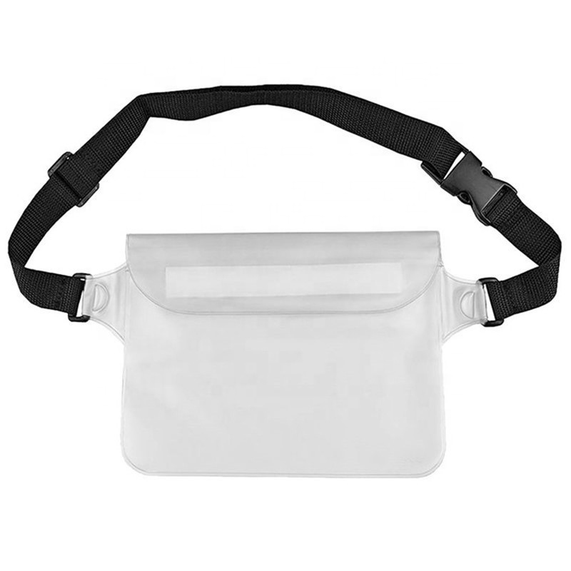 PVC Clear Waterproof Fanny Pack with Adjustable Strap