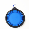 Collapsible Foldable Portable Dog Water Bowl for Cats Pet Foldable Feeding Watering Dish for Travel Camping Walking with Carabiner