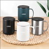 13.5oz Stainless Steel Vacuum Coffee Mug With Special Sliding Lid, One-hand Operation, Designed for Effortless One-handed Use