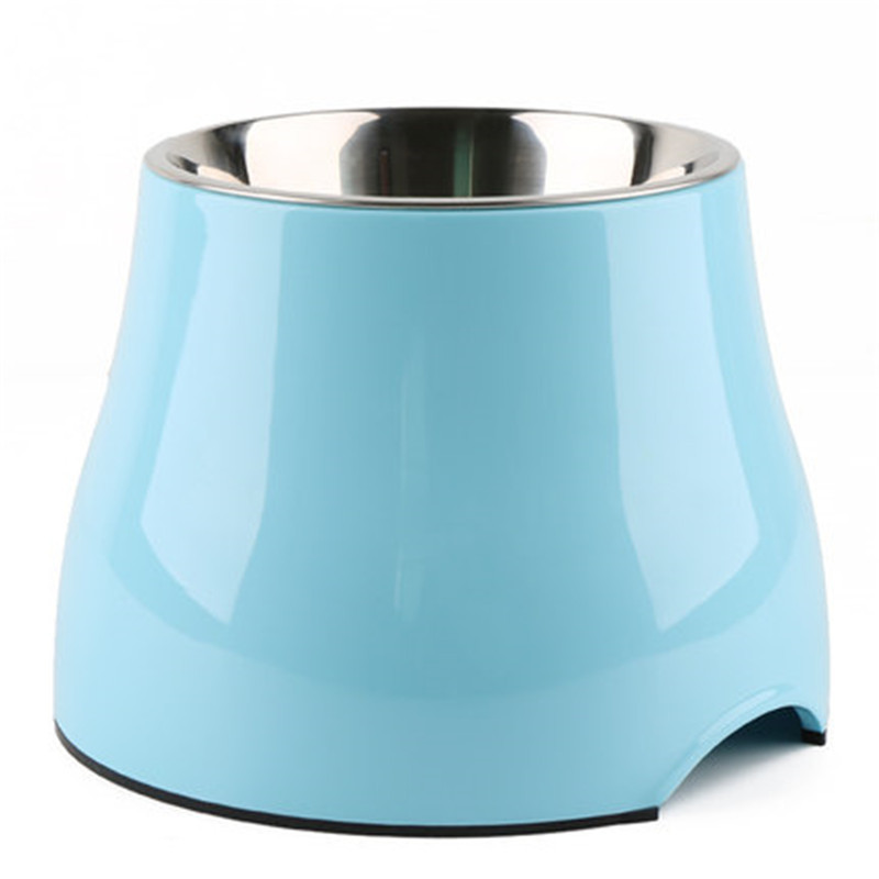 High Pet Feeding Bowl Raised Dog Feeding Bowl Stainless Steel Plastic Elevated Dog Food Water Bowls
