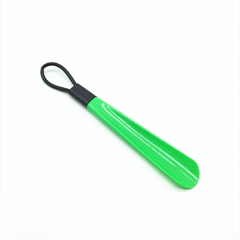 Plastic Handle Shoehorn with Loop
