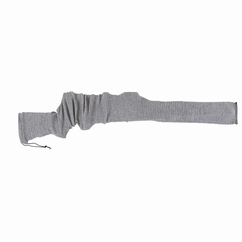 55 Inch Extra-thick Knitted Gun Socks Anti-dust Polyester Gun Sleeve With Drawstring Closure for Rifles and Shotguns