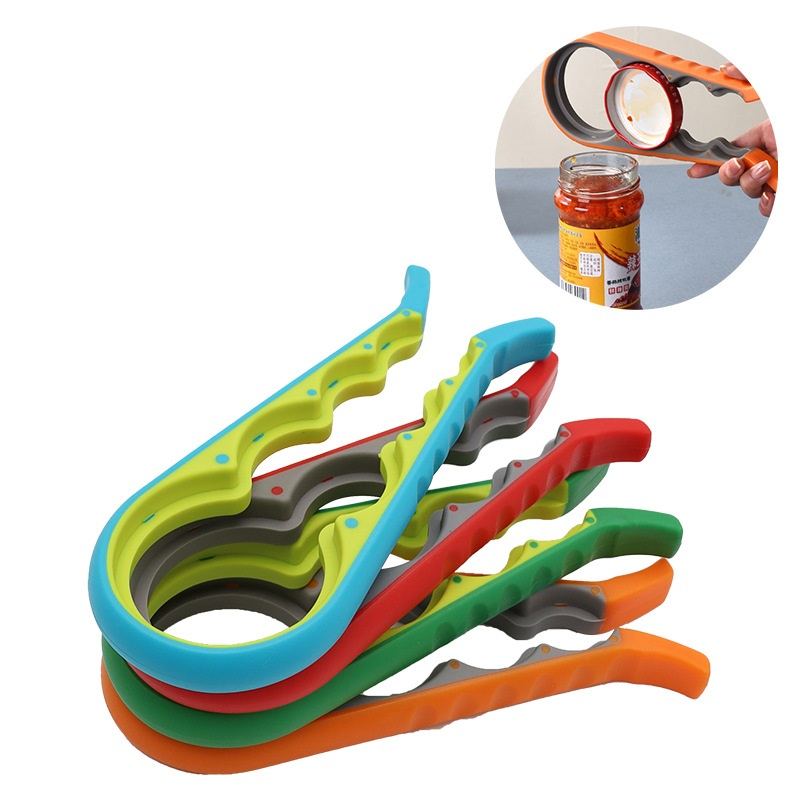 Jar Opener for Weak Hands 4 in 1 Multi Function Creative Bottle Opener