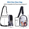 Clear Mini Stadium Sling Crossbody Bag