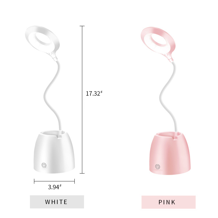 Ring Flexible LED Rechargeable Table Lamp Without USB