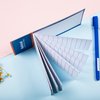 6.3 " x 2.3 " 30-Sheets Lined Paper Notepads with Full Magnetic Backing for Refrigerator To-do Pad