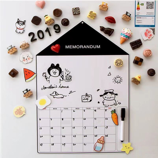 House-Shaped Magnetic Dry Erase Fridge Memo Board Whiteboard