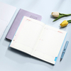 2026 365 Days A5 Daily Planner Notebook - PU Leather Cover, One Day Per Page, Monthly Tabs, 5.9" x 8.3"