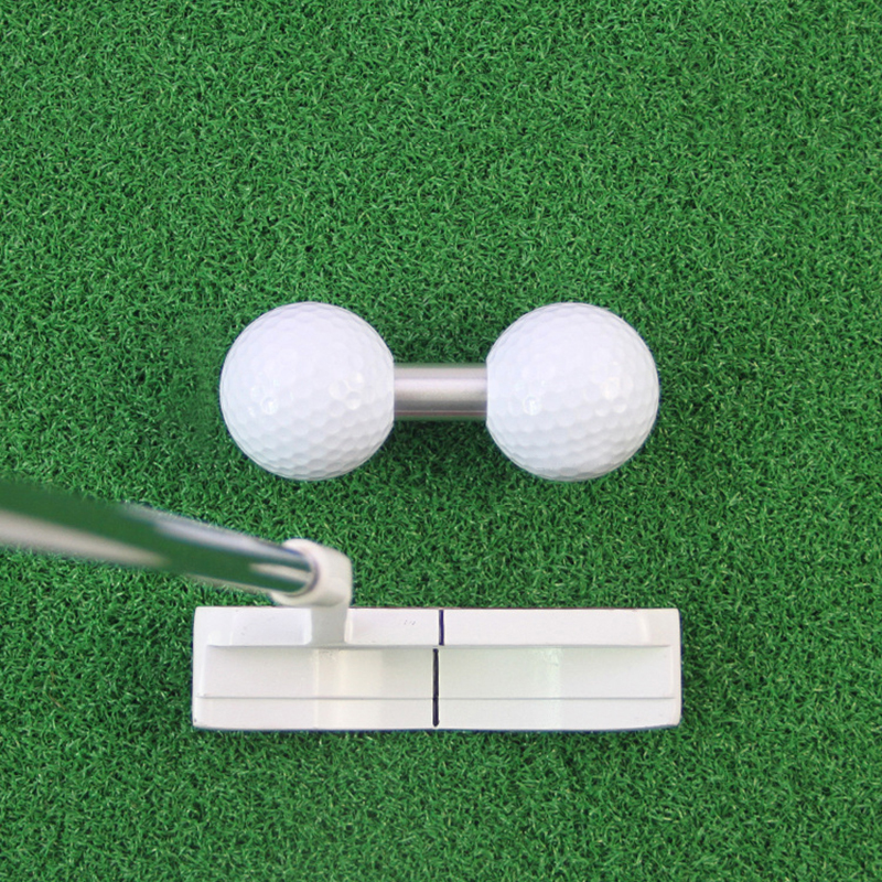 Dual-Ball Putter Alignment Balance Trainer
