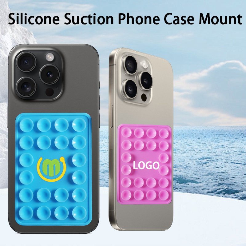 Silicone Adhesive Suction Cup Cell Phone Mount