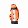 PU Golf Ball Pouch Set - Includes 3 Balls, Large Side Zipper, Hook Clip, Durable & Portable