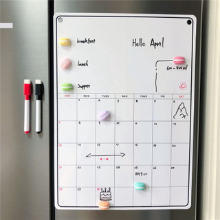 Fridge Pad Magnetic Monthly Weekly Daily Planner Whiteboard