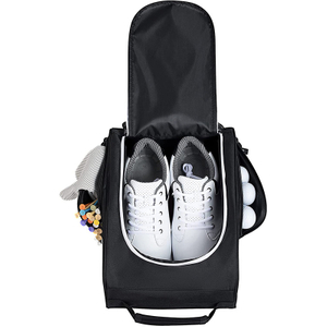 600D Oxford Golf Shoe Bag, measuring 14" x 6" x 9.4"