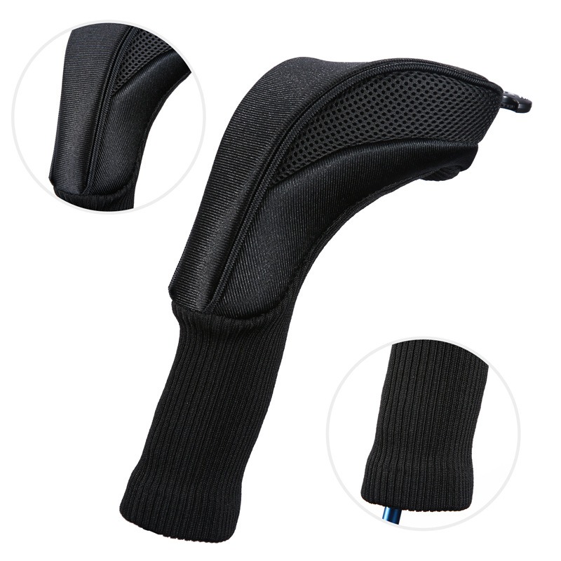 Durable Neoprene Headcovers with Long Knitted Necks And Rotating Number Tags