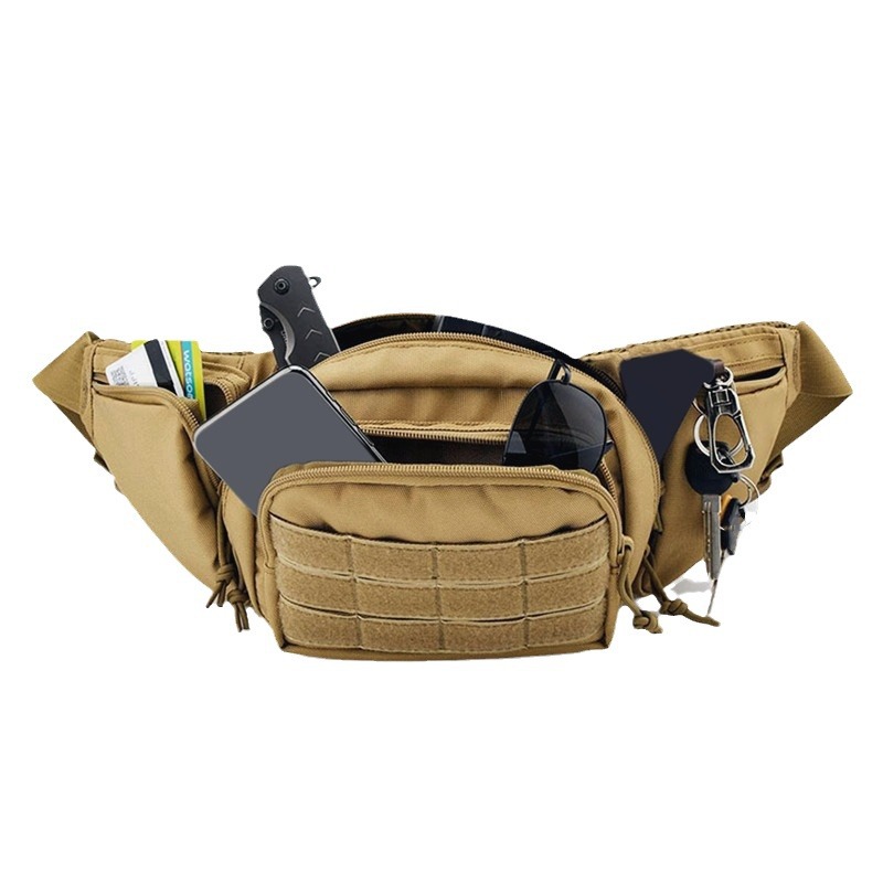Tactical Fanny Pack Military Waist Bag Hip Belt Bumbag Utility Bags for Outdoor Hiking Climbing Fishing