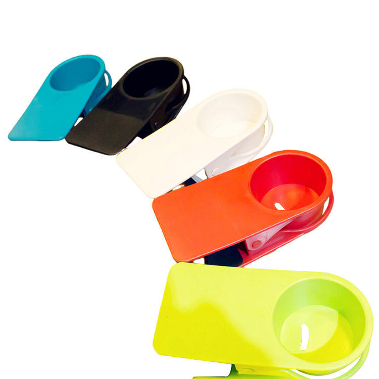 Table Cup Clamp prevents spills, saves space, fits cup up to 3.35" diameter, 11lbs.