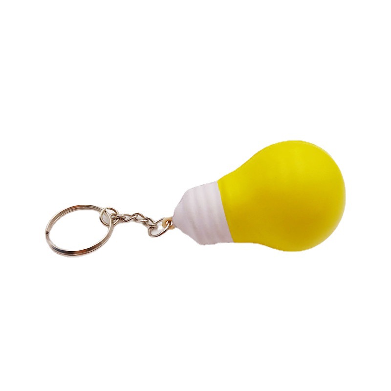 Lightbulb Stress Reliever Key Chain
