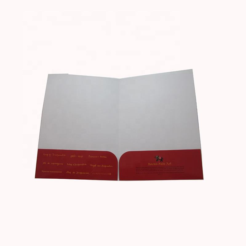 A4 File Two-pocket Paper File Folder