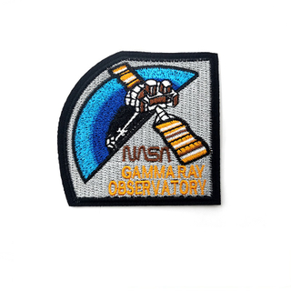 Custom School Brand Machine Woven Cloth Patch