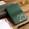 2025 A5 PU Leather Planner Notebook