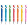 5.5-Inch Stylus Style Ballpoint Pen, 2-in-1 Touchscreen Tip Plastic Click-Action Ballpoint Pen
