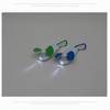 Pocket Sized Fan with Led Torch Light & Carabiner, Portable On-the- Go Battery Powered Handheld Fan