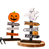 Halloween Pumpkin Letter Wooden Decoration