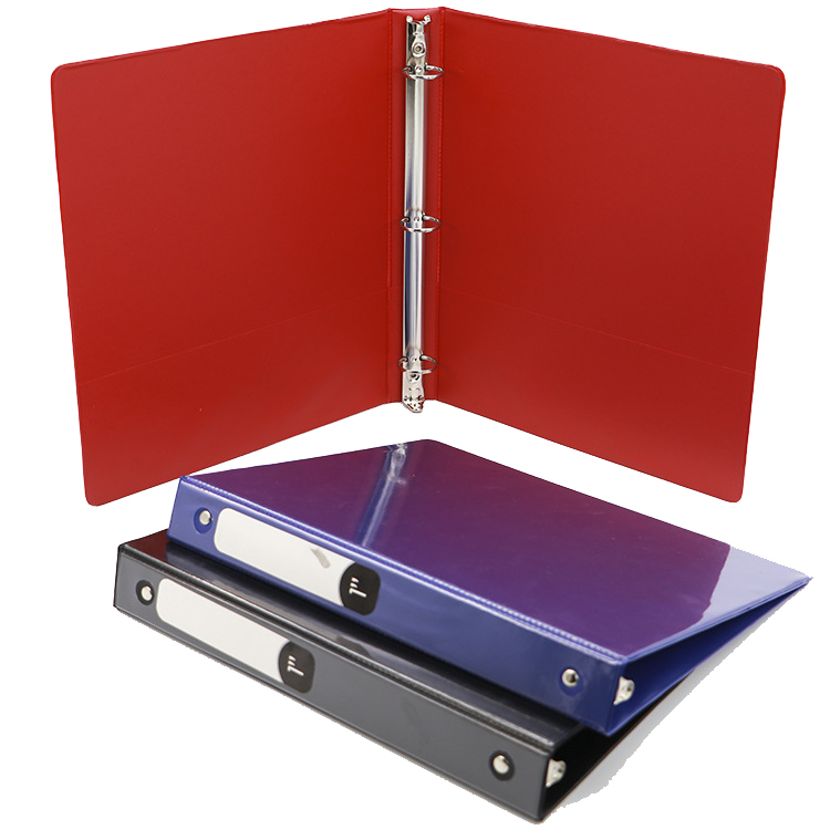A4 Size Plastic 3 Ring Biners Folder Multi-functional Loose-leaf File Folder, Suitable for standard 3 Ring Binder
