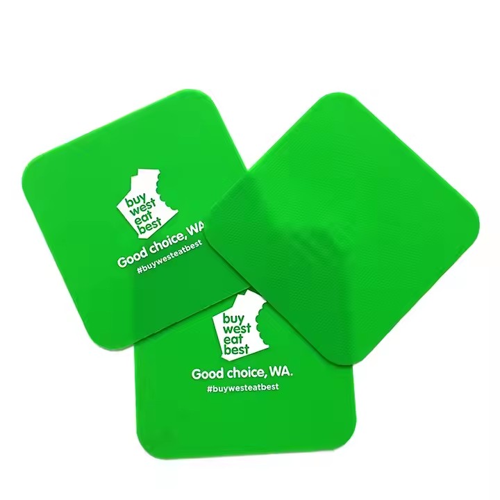 Square Silicone Jar Gripper - Effortless Lid Opener for Weak or Arthritic Hands, Non-Slip, Durable, and Multi-Purpose Pad