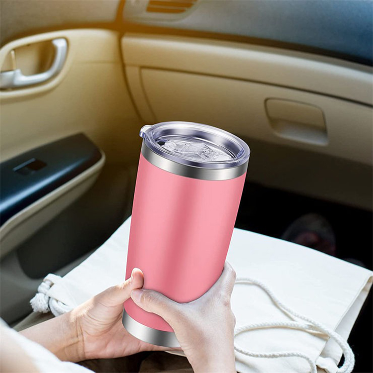 20 oz Food Grade Stainless Steel Insulated Tumbler With Lid