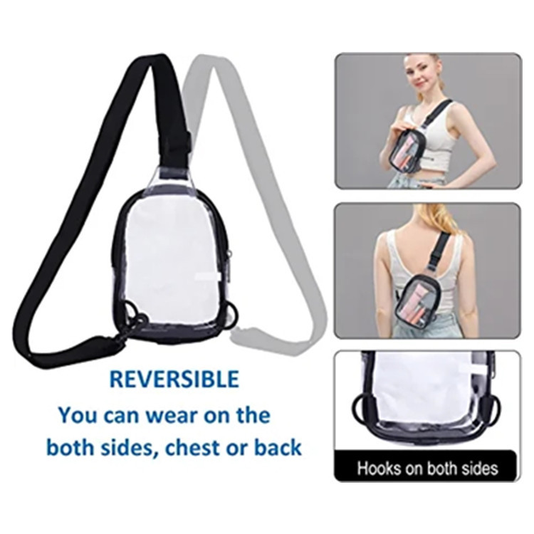 Clear Mini Stadium Sling Crossbody Bag