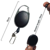 Soft Cotton Square Golf Towel With Stretchable Badge Reel for Easy Access